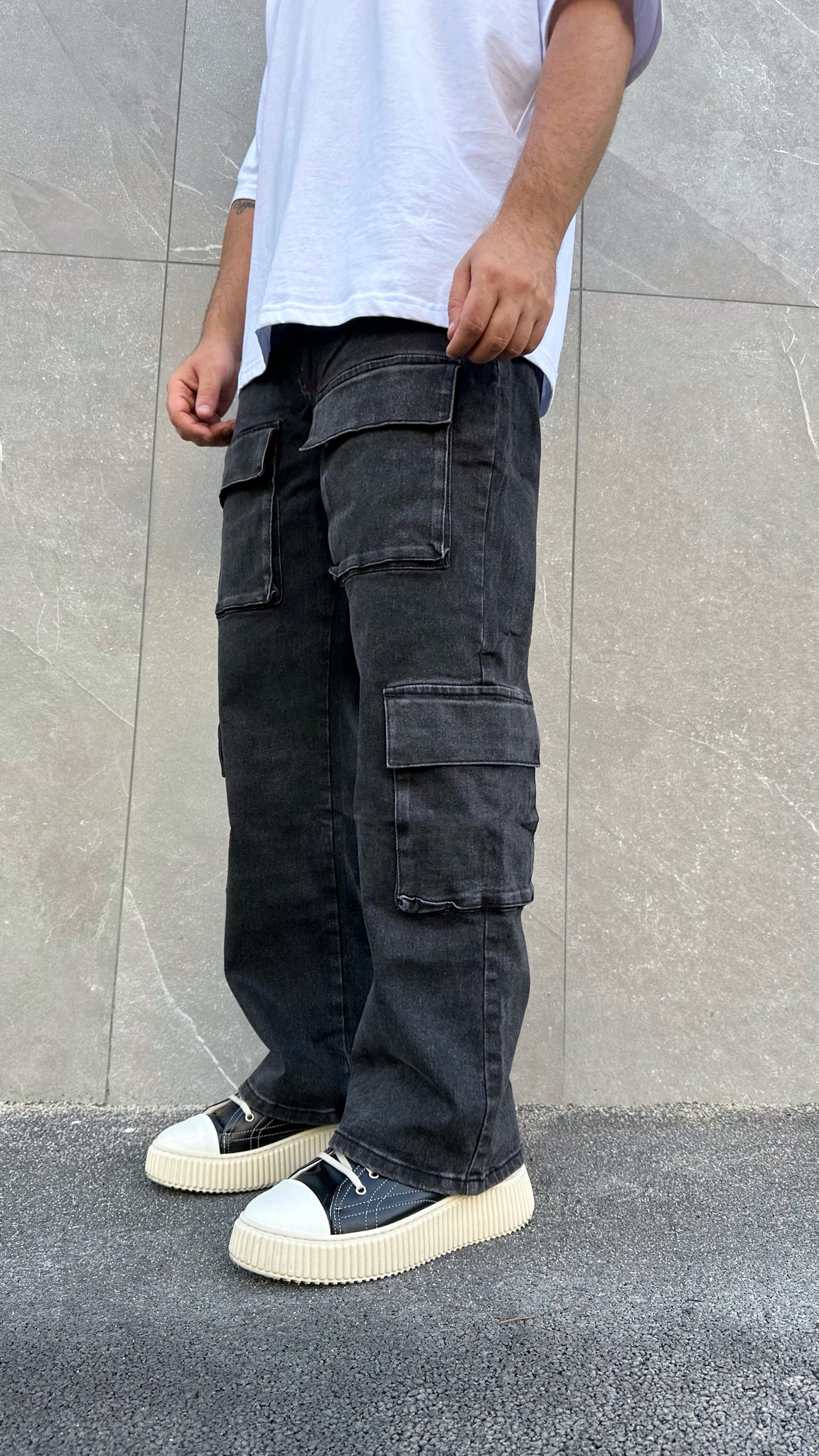 Cargo/jeans grigio 007