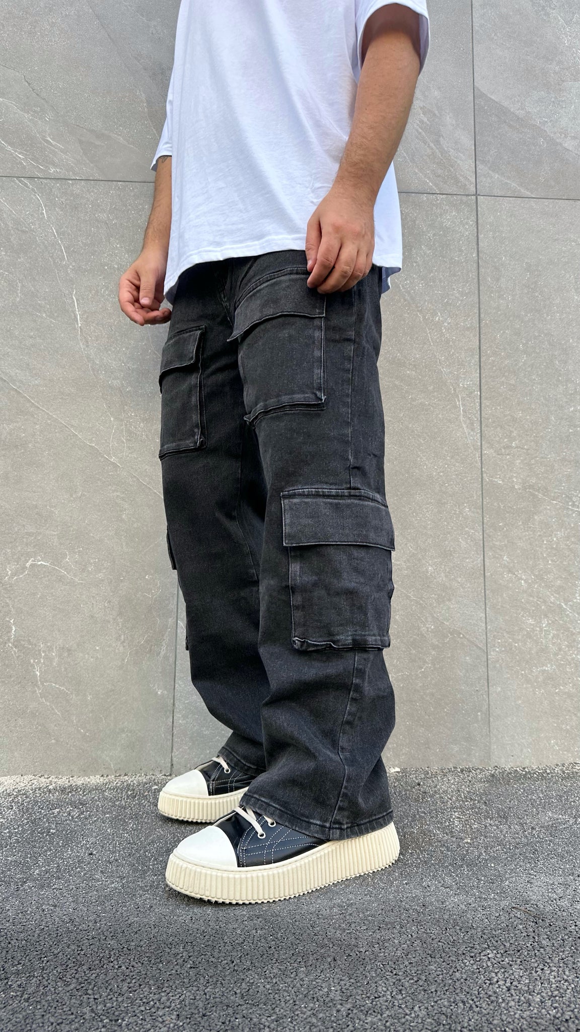 Cargo/jeans grigio 007