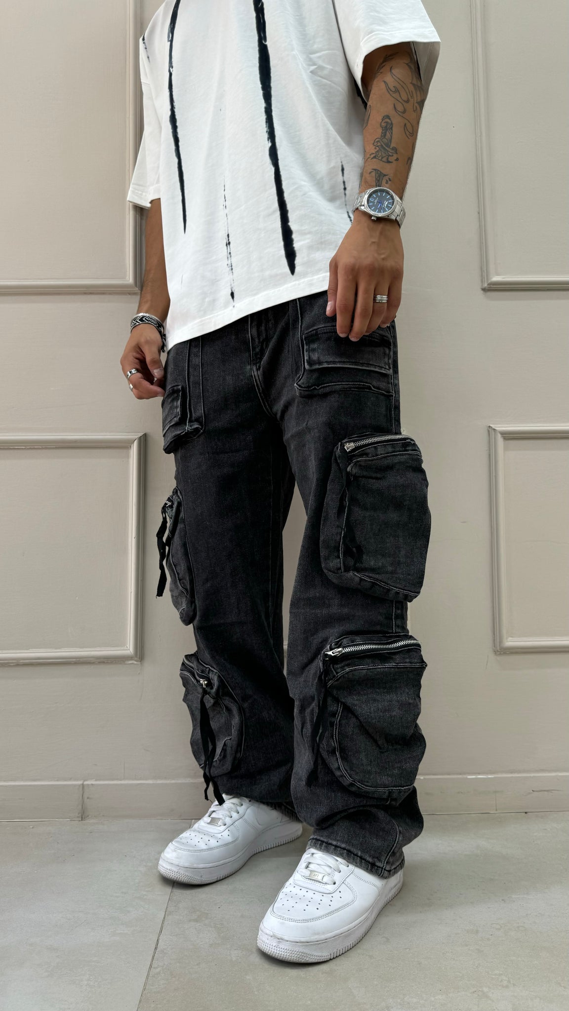 Jeans/cargo Zip 6023